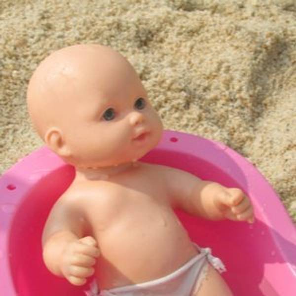 Fabelhafte Puppe Zum Baden Bild