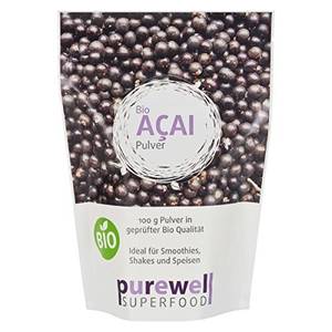 Superfood Bio-Acai-Pulver von Purewell.
