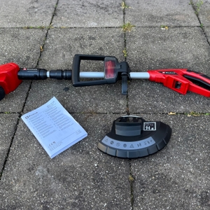 Lieferumfang des getesteten Rasentrimmers von Einhell.