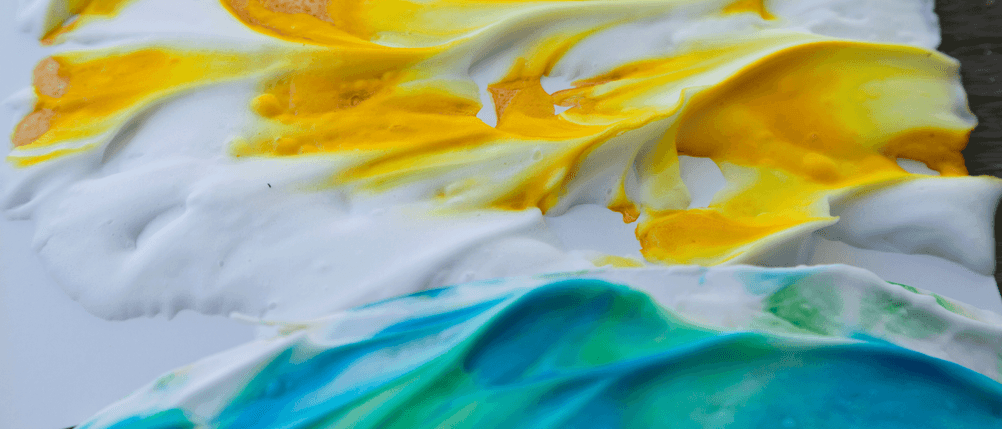 rasierschaum rasiercreme kindergarten für kinder schleim umgang raiserschaumbilder schleim