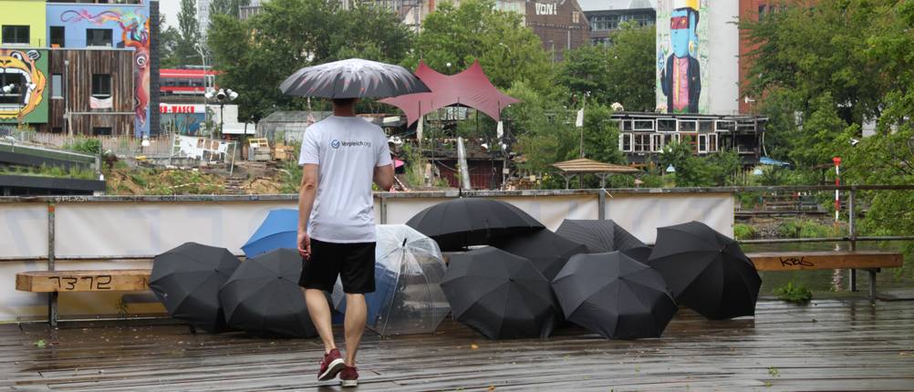 Regenschirm Test