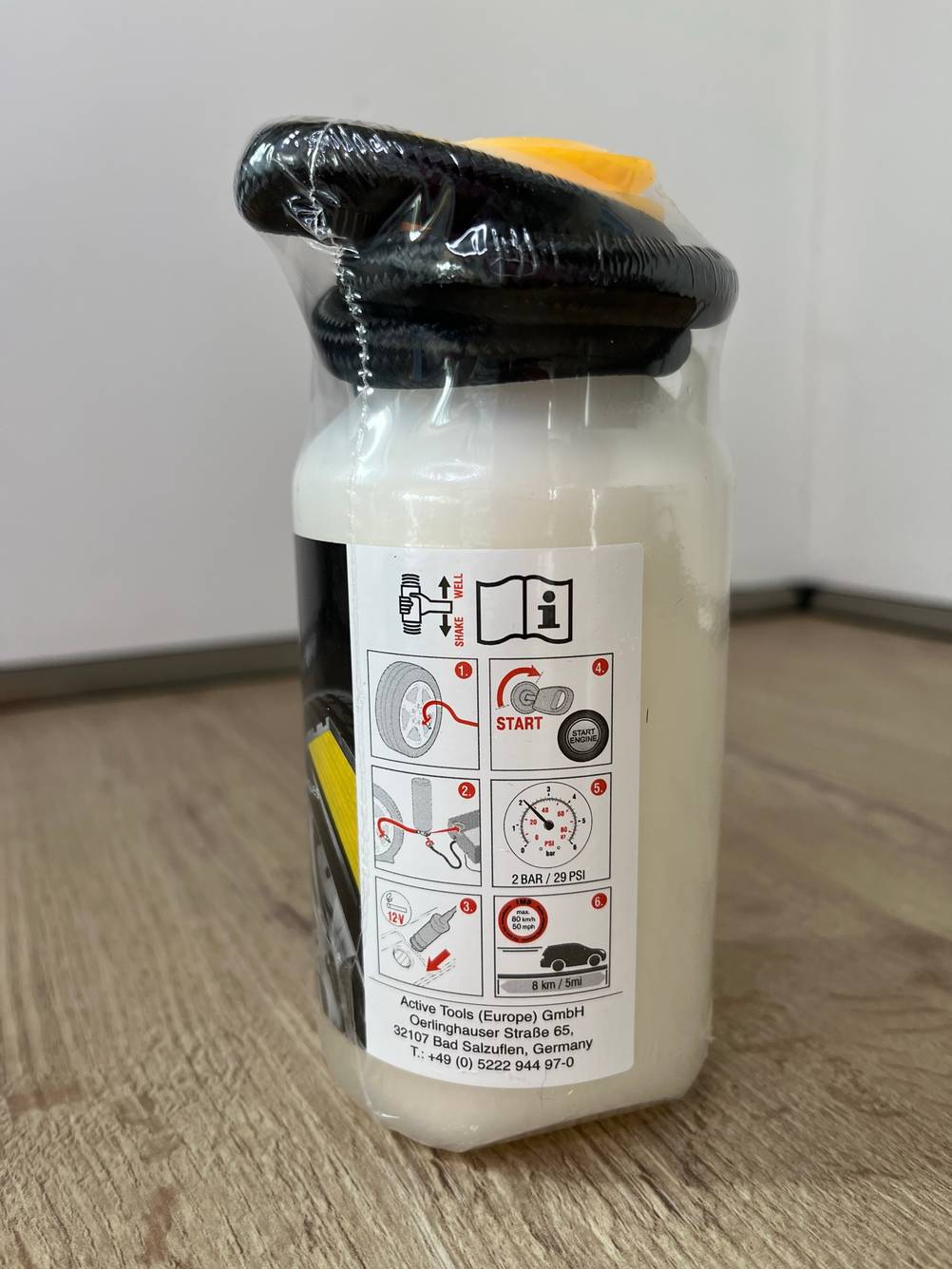 Die Haltbarkeit eines Dichtmittels finden Sie zusammen mit anderen Informationen auf der Verpackung.