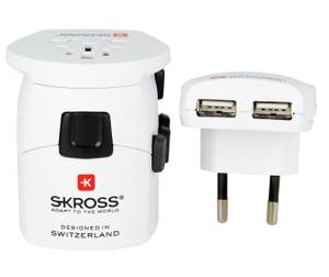Skross Reiseadapter mit USB Anschluss