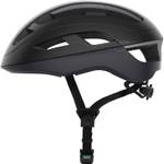 Rennradhelm Herren Test: schwarzer Rennrad-Helm vor weißem Hintergrund