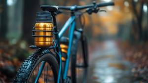 Rennrad-Flaschenhalter-Test: Flaschenhalter mit Flasche auf dem Sattel.