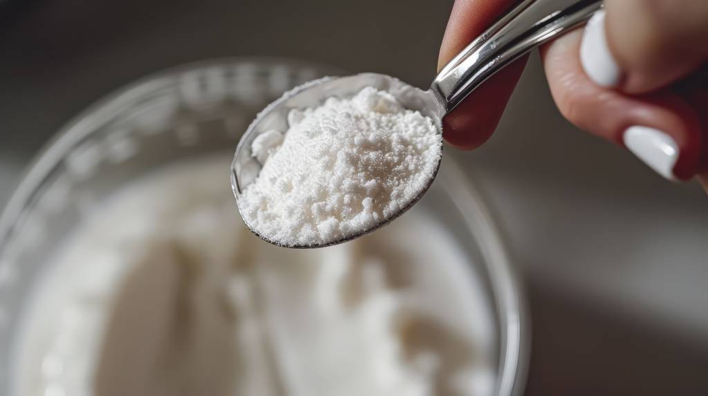 Ribose-Test: Eine Frau entnimmt Ribose mit einem Löffel aus einer Dose. 