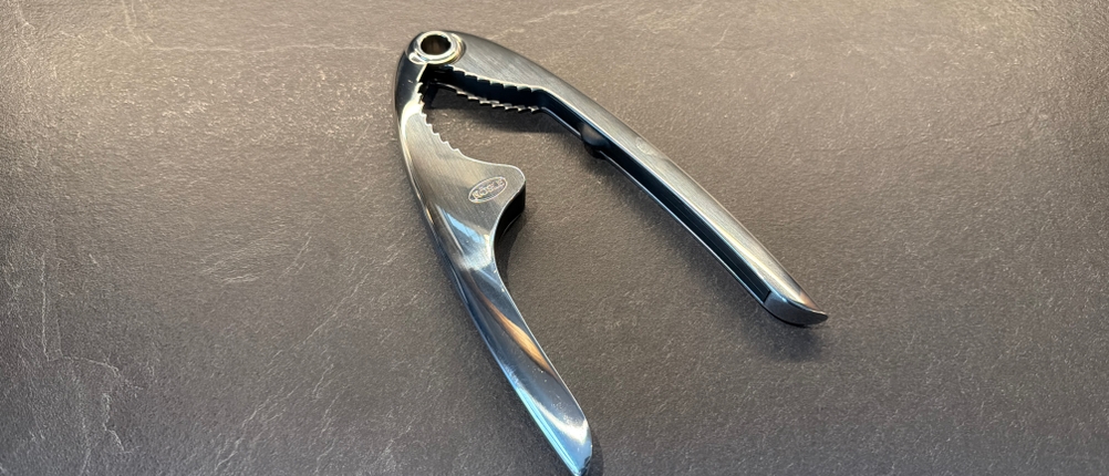 Der Rösle 12781 liegt auf einer Küchenarbeitsplatte