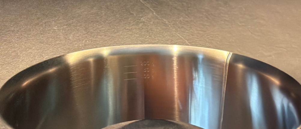 Gewichtsangaben in der Rösle-Burgerpresse PRO