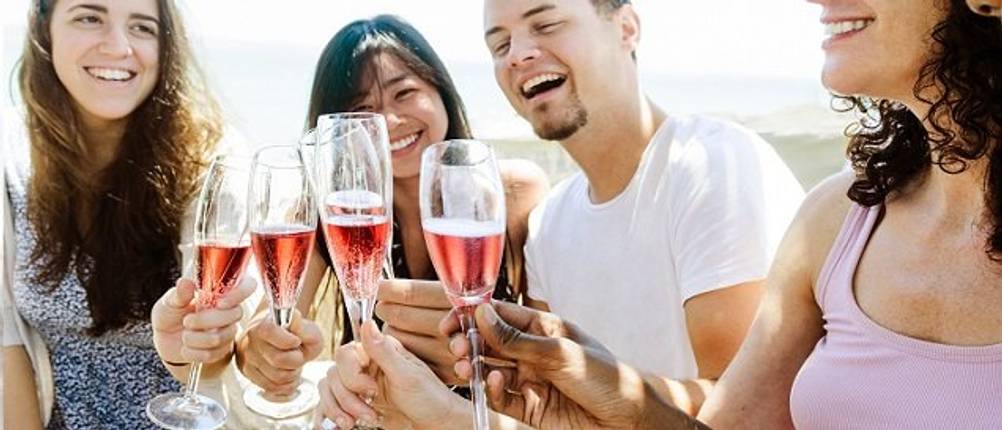 rose champagner test