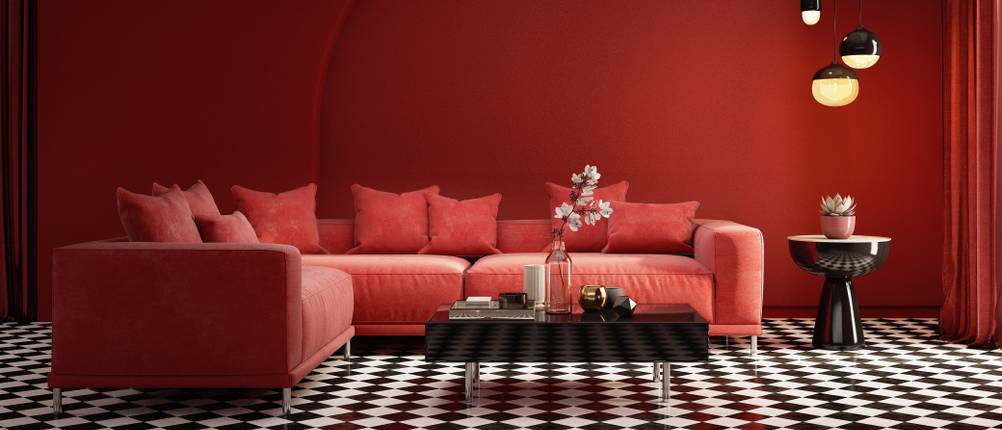 Rotes Sofa Test