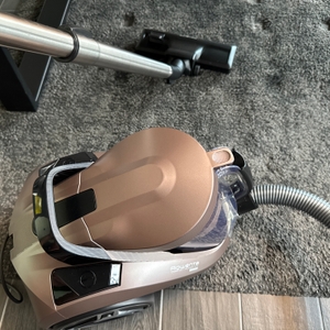 Mit dem Rowenta RO4B50 Compact Power XXL Animal wird ein Teppich gesaugt