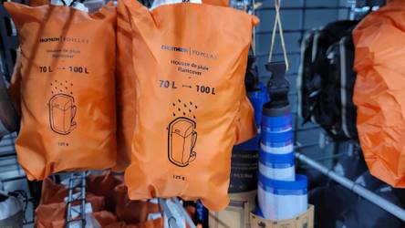 Regenschutzhülle für Trekkingrucksäcke mit 70–100 l