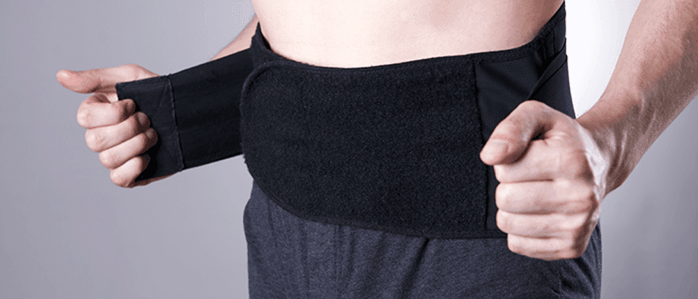 klettverschluss rückenbandage