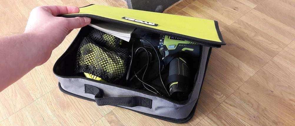 Akku-Bohrschrauber Ryobi Transport-Tasche