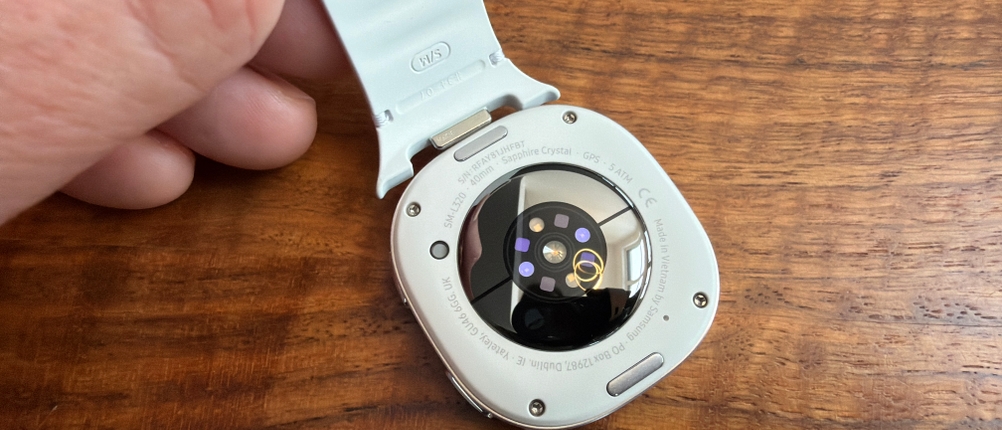 Die Unterseite der Samsung Galaxy Watch8