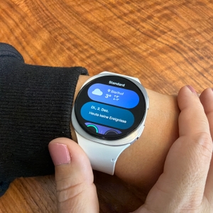 Das Wetter wird auf der Samsung Galaxy Watch8 angezeigt