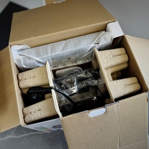 Der getestete Sandwichmaker von Tefal wird aufgepackt.