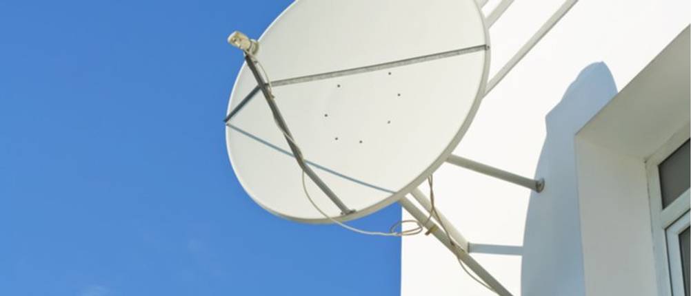 satellitenschuessel halterung test