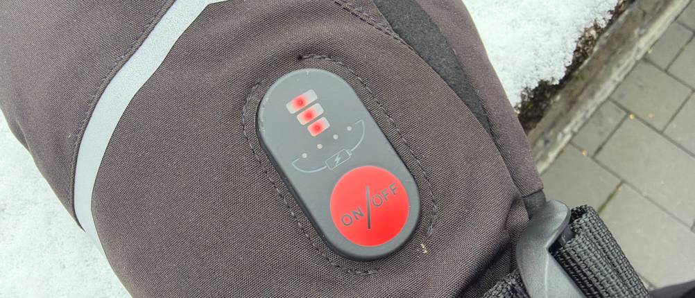 Ein Knopf auf dem Savior Heat S67G