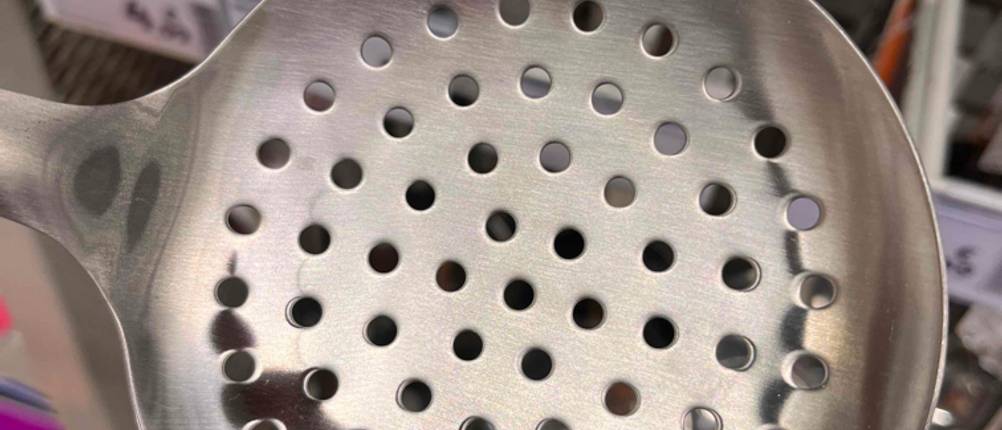 Schaumlöffel-Test: Detailansicht eines Schaumlöffels.