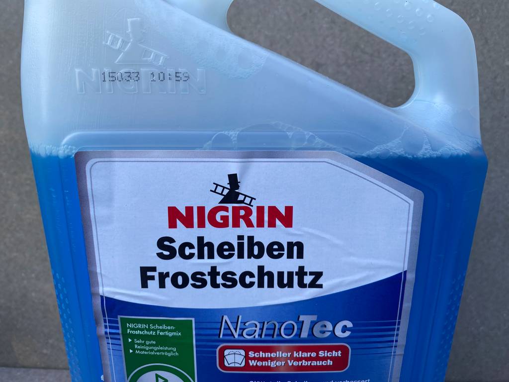 Scheibenfrostschutz in Detailansicht