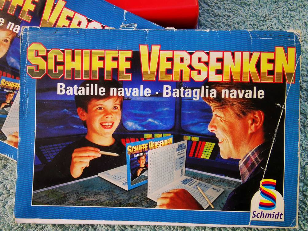 Die Verpackung des getesteten Schiffe versenken Spiels von vorne.