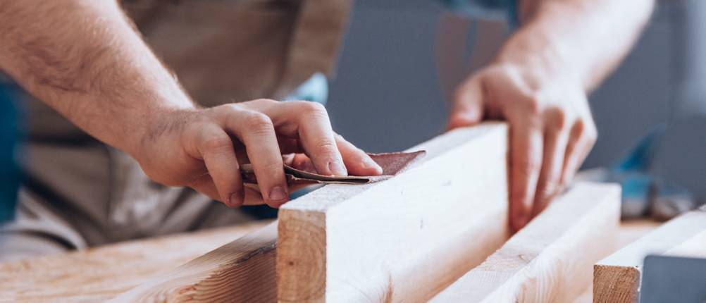 Schleifpapier-Rolle-Test