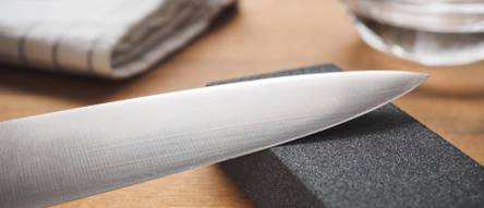 Cookmax Schleifstein mit Fase, ohne Nabe ø 48mm Bohrung 8mm Körnung