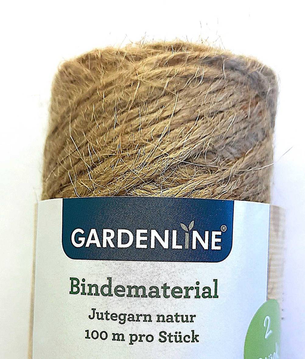 Schnur getestet: Nahaufnahme des Labels mit Logo und Artikelbezeichnung.