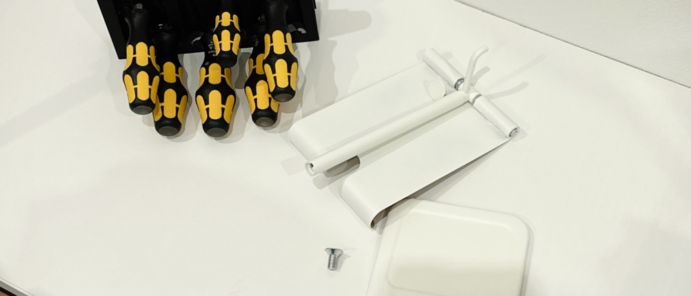 Die Halterung sorgt beim Schraubendreher-Set von Wera für Ordnung.