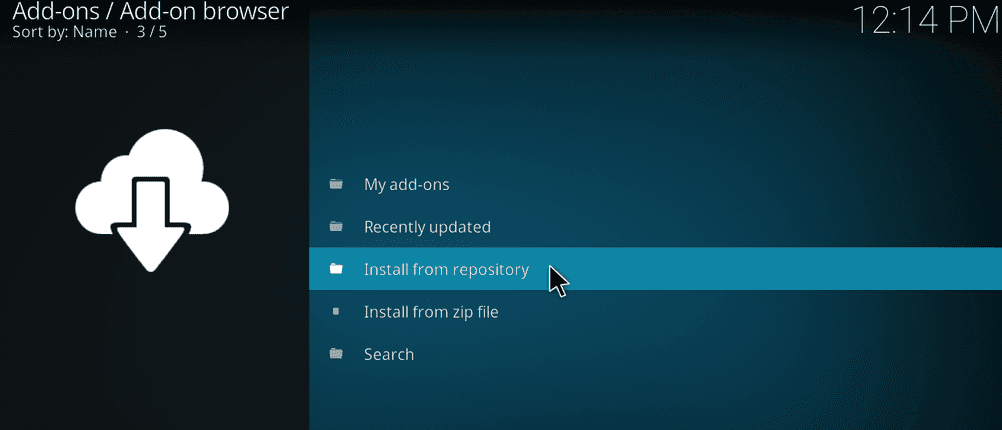 install from repository