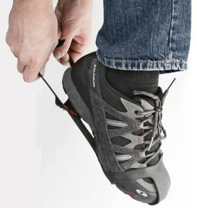 schuhspikes anziehen