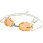 Schwimmbrille Test: schwedenbrille mit orangefarbenen Gläsern