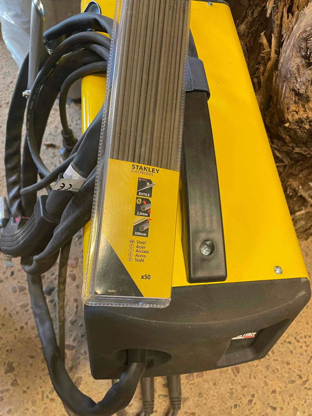 Eine Packung Schweißelektroden