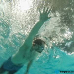 verzerrungen schwimmbrille