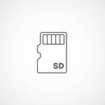 Symbol einer SD Karte