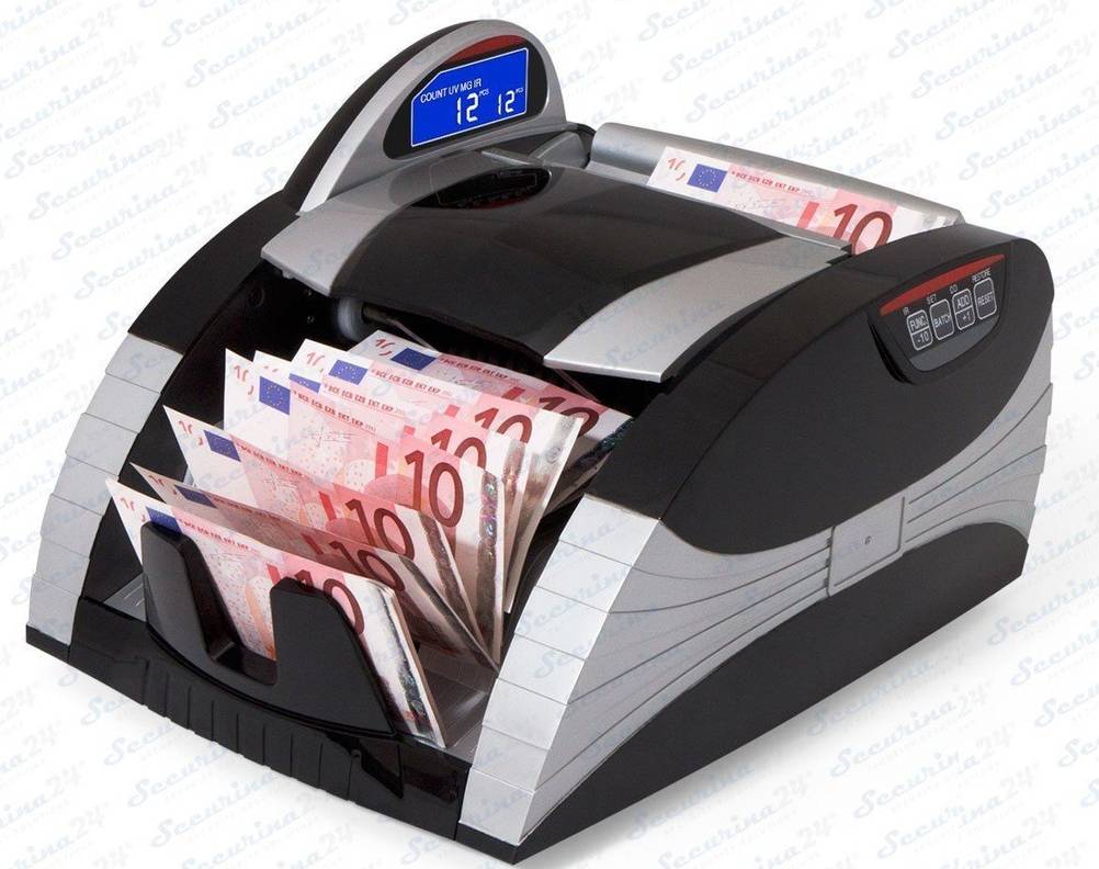Banknotenzählmaschine der Marke Securina24.