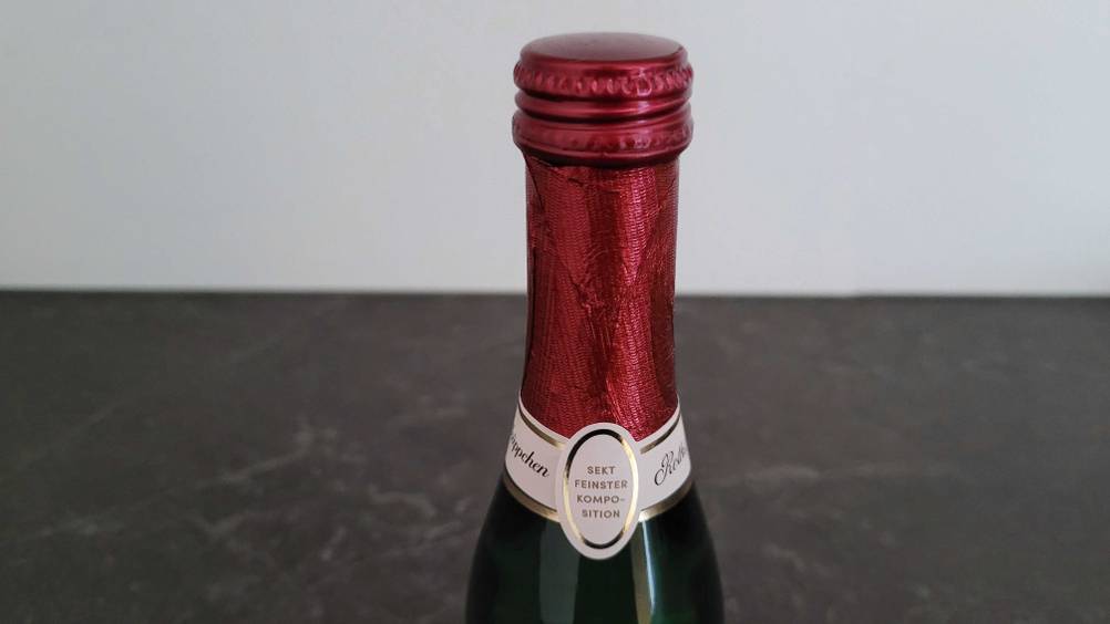 Sekt getestet: Nahaufnahme der Verschlusskappe.