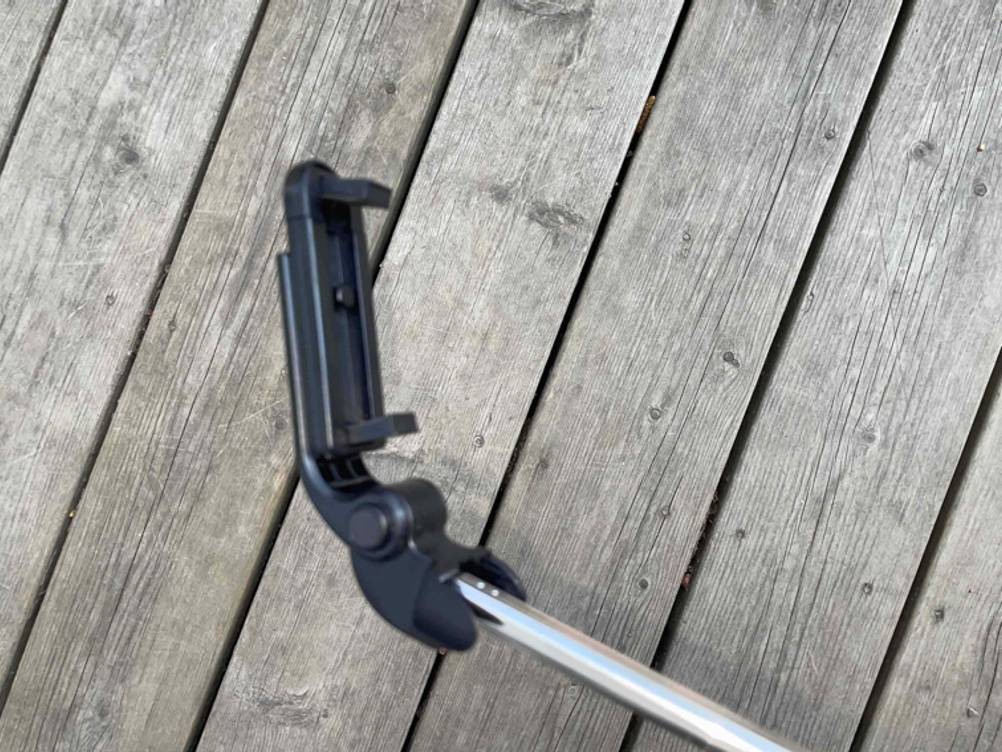 Halterung eines Selfie-Sticks
