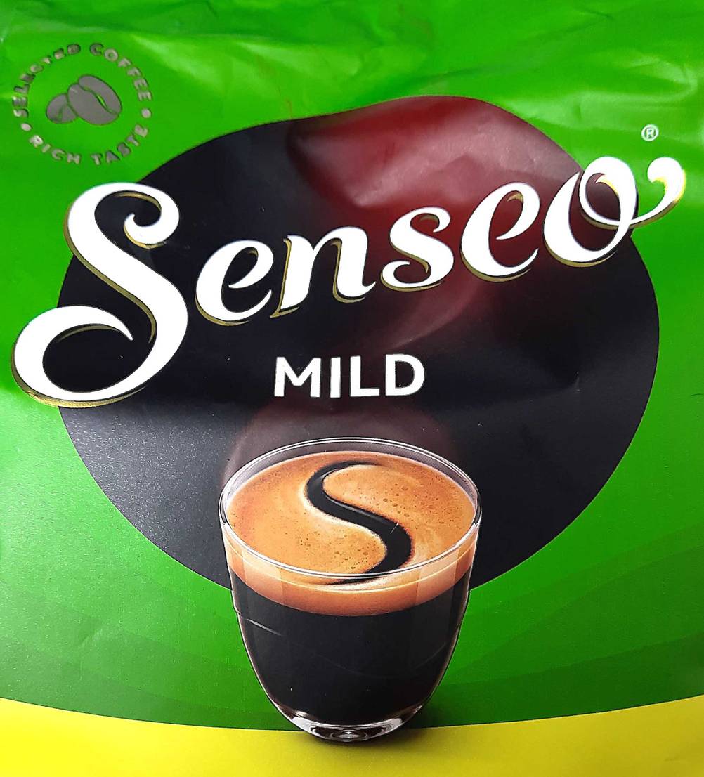 Getestet: Nahaufnahme der Verpackung der Senseo-Pads.