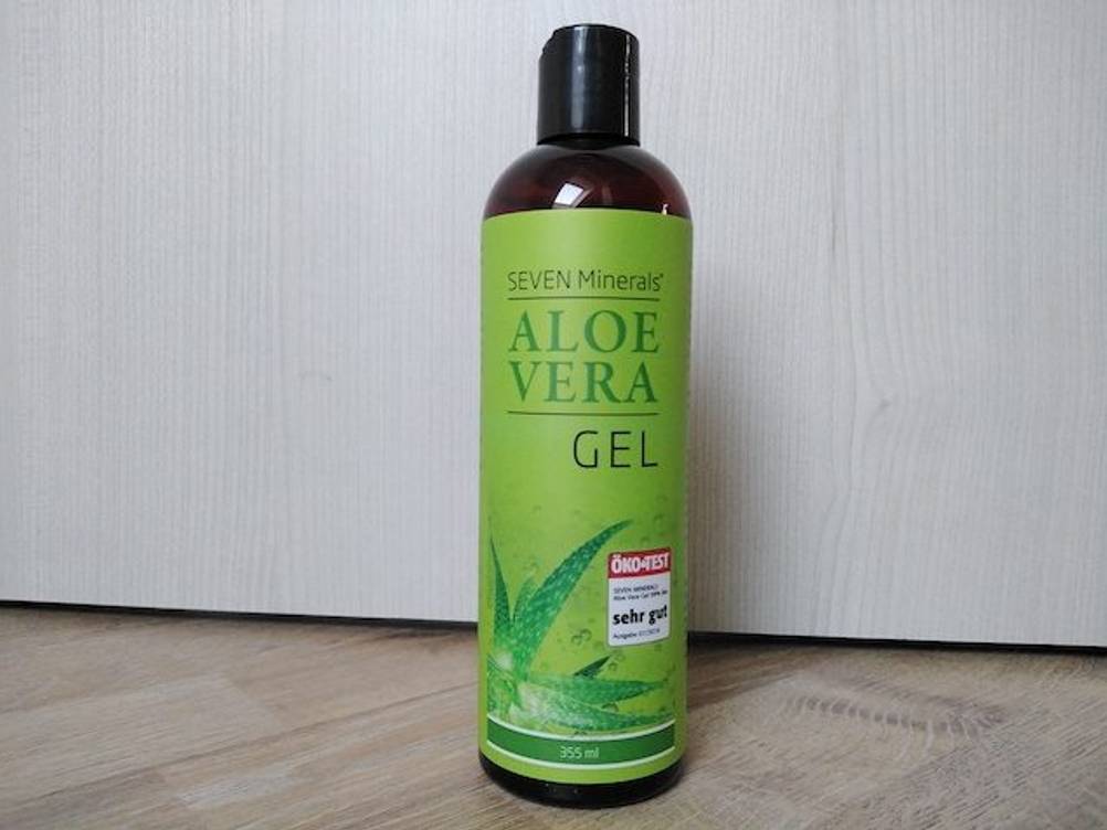 Seven Minerals Aloe Vera Gel Test
