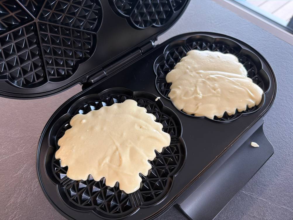 Flüssiger Teig im Severin WA 2106