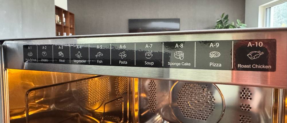 Programm-Liste bei der Sharp R843INW