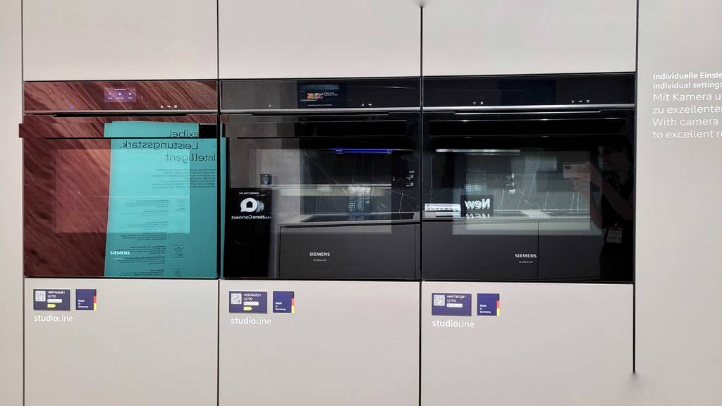 Siemens-Backofen-Test: Gesamtansicht des Backofens.