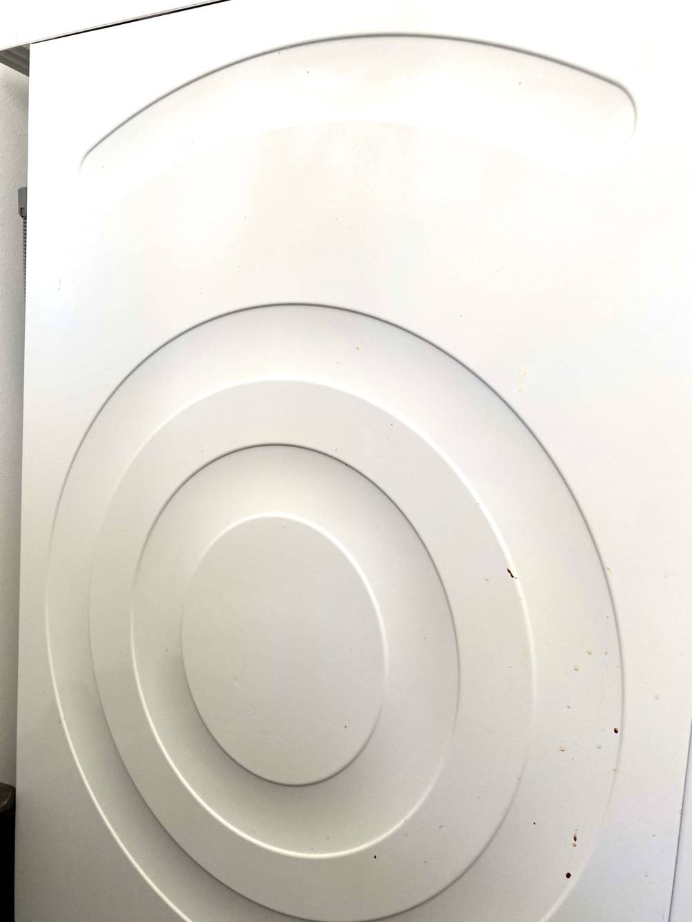 Im Test: Rückseite einer Siemens-Waschmaschine.