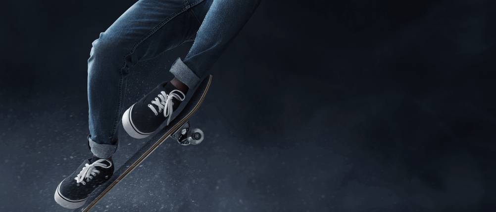Skater-Rampe Test