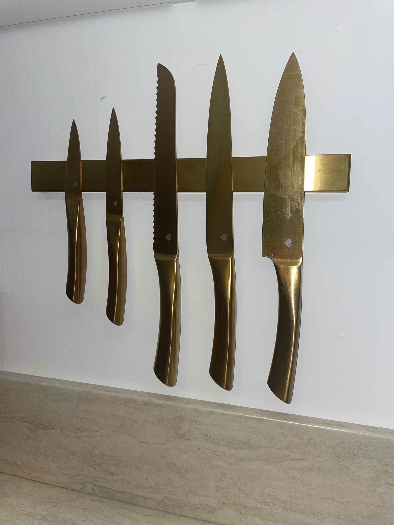Magnetische Messerleiste, 40,6 Cm, Aus 304 Edelstahl – Starke Magnete, Mit Haken, Für Küchenmesser & Werkzeuge