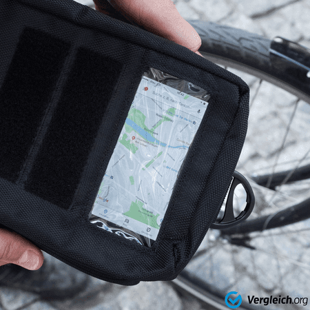 VELMIA Fahrrad Rahmentasche Wasserdicht - Handyhalterung Ideal Zur  Navigation 