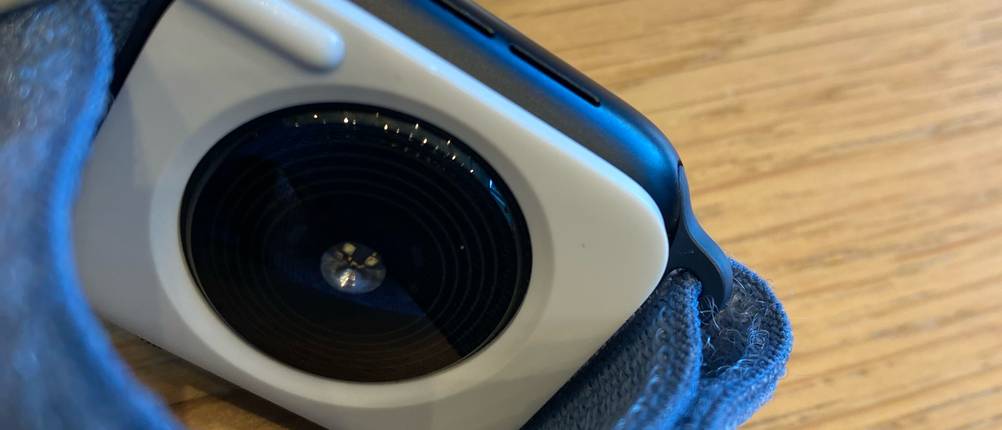 Smartwatch getestet: Detailaufnahme der Rückseite.