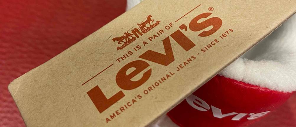 Weiße Levis Kinder Sneaker
